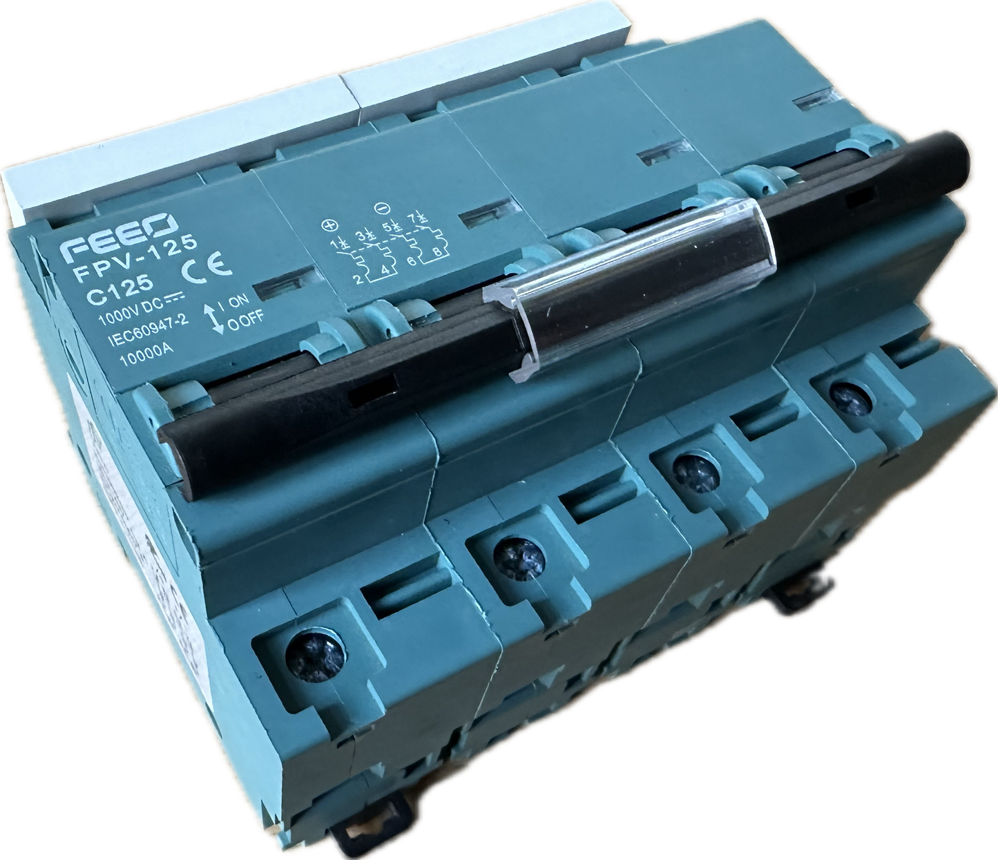 FPV-125 4P DC MCB - Leitungsschutzschalter für Photovoltaik und Batteriesysteme